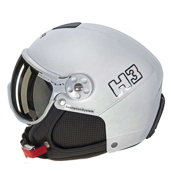 햄머 바이저헬멧 HMR H3 001 WHITE MATT 변색렌즈