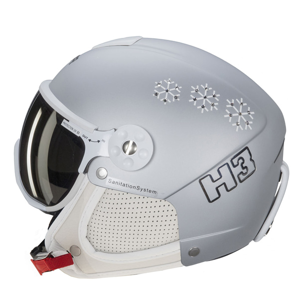 햄머 HMR H3 323 SNOWFLAKE GREY 바이저 헬멧