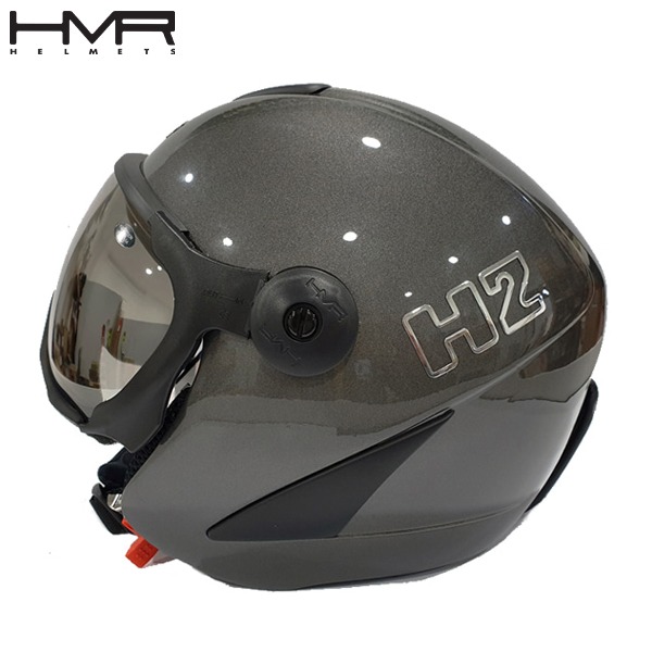 2122 바이저 헬멧 HMR H3 008 CHARCOAL GLOSSY 변색렌즈