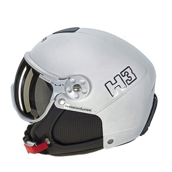 2324 햄머 스키헬멧 HMR H3 001 WHITE GLOSS 변색렌즈