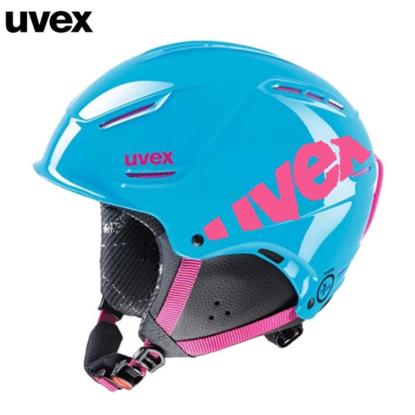 아동 우벡스 스키헬멧 UVEX p1us jr pink (pink cut)