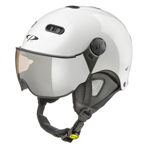CP 아동 바이저 헬멧 2223 CARACHILLO WHITE SHINY