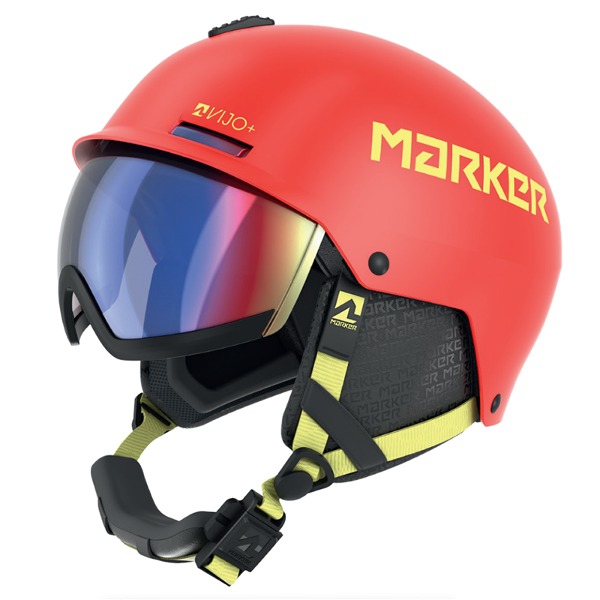 마커 스키헬멧 VIJO + Red/Yellow 아동 바이저 (2324)